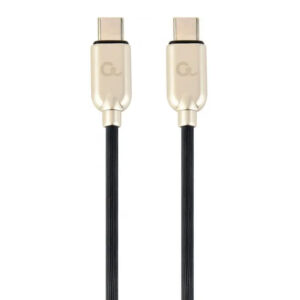 Cablexpert CC-USB2PD60-CMCM-2M 2m USB-C Erkek/USB-C Erkek 2.0 (PD) Kablo Siyah