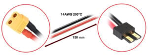 Şarj Kablosu XT60 Traxxas için 15cm