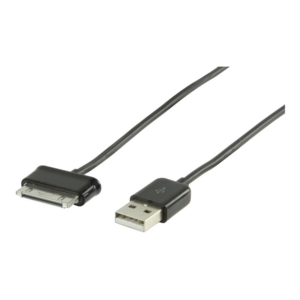 Samsung 30pin Erkek/USB 2.0 Erkek Kablo VALUELINE VLMP39200B1.00
