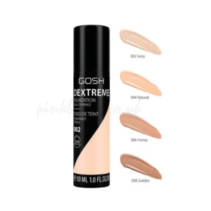 Gosh Copenhagen Dextreme Tam Kapatıcılık Fondöten - 3 Ton Seçeneğiyle Mevcut