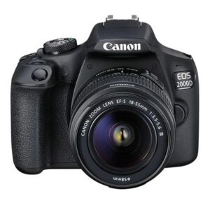 Dijital Fotoğraf Makinesi CANON DSLR EOS 2000D Siyah + 18-55mm DC III Siyah