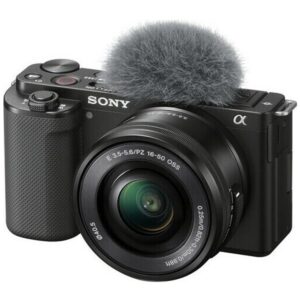 Dijital Kamera SONY ZV-E10 Vlog Kamera Lensli ZVE10LBDI.EU Siyah