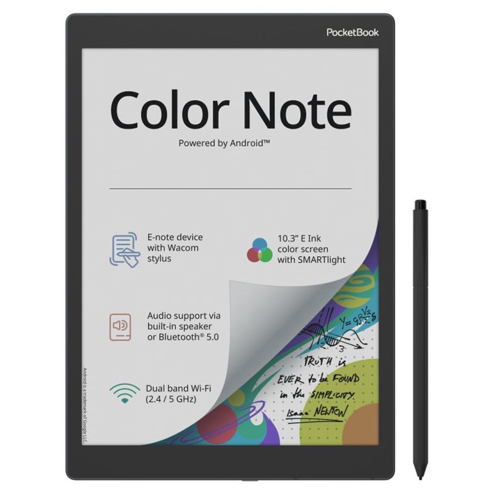 10,3" 32GB POCKETBOOK Color Note PB1041-1-WW Siyah/Mavi E-Kitap Okuyucu
