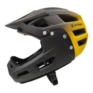 XRIDER XR00FH01 Siyah/Sarı Yetişkin Scooter / Hoverboard / Bisiklet Tam Kask