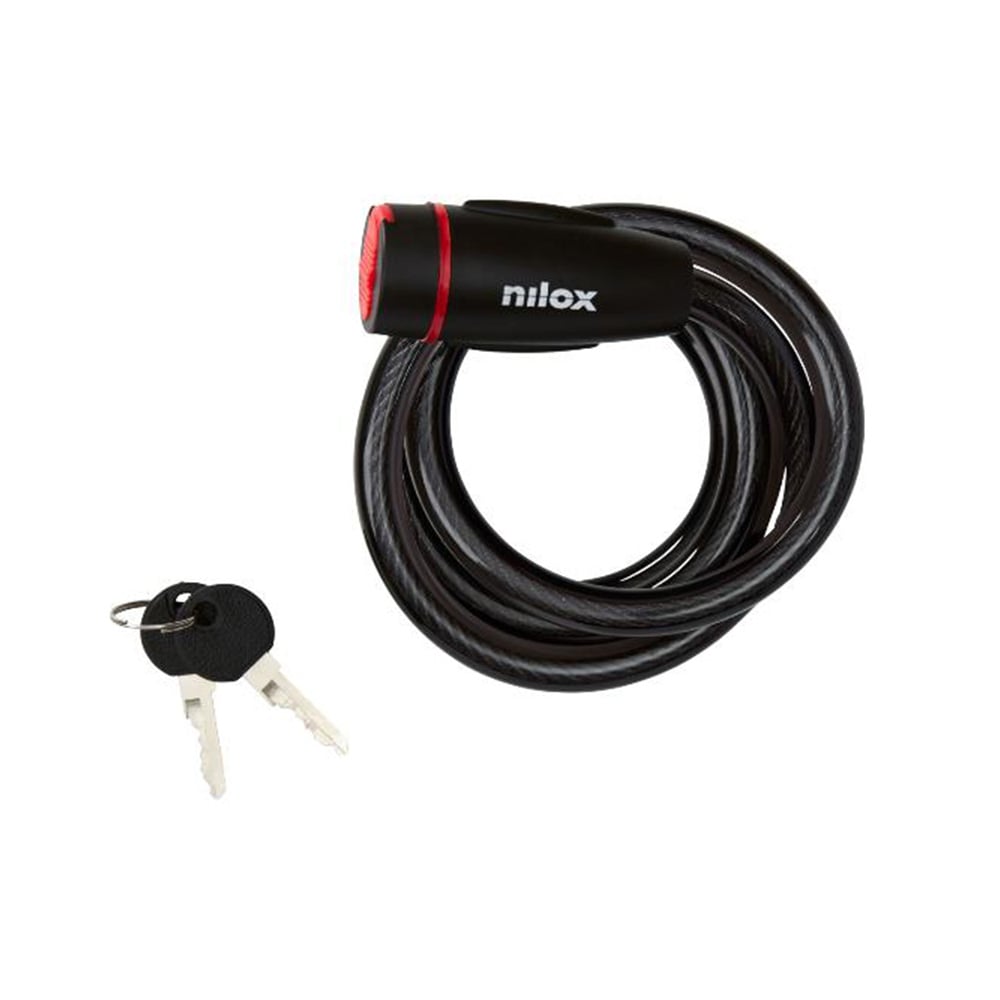 Kilitleme Aleti Scooter/Bisiklet/Hoverboard NILOX NXPLCABLELOCK siyah
