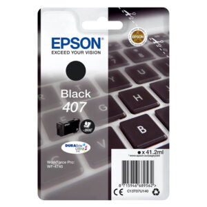EPSON 407 C13T07U140 Siyah Mürekkep