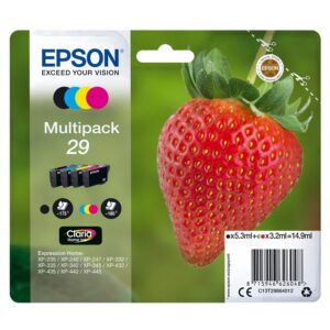EPSON Claria Home NO.29 C13T29864012 Mürekkep Paketi Multipack 4'lü Siyah & Renkli