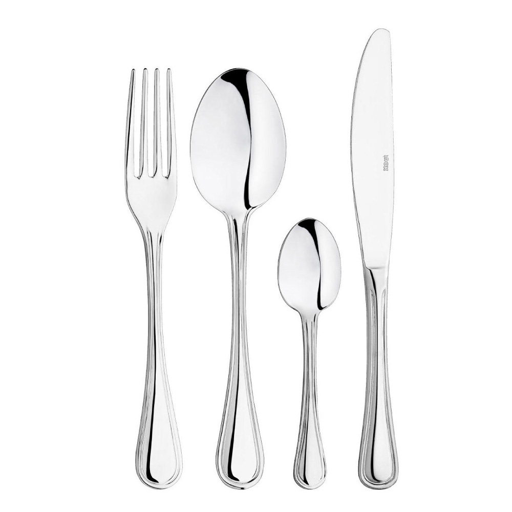 INOXRIV Style 66128548 Parlak Gümüş 48 Parça Çatal Bıçak Takımı
