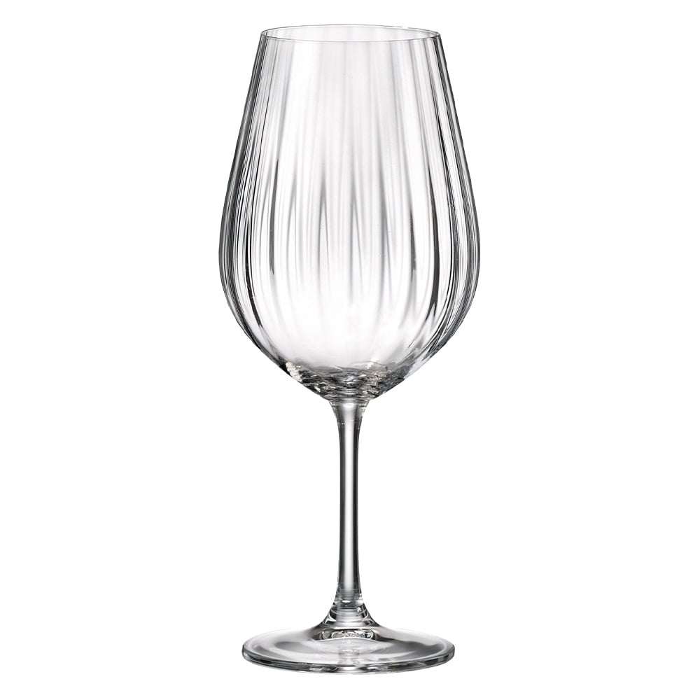 Crystal Wine Glass ROYAL CRYSTAL Bohemia Sarah Waterfall (Set of 6pcs) 1SI80
