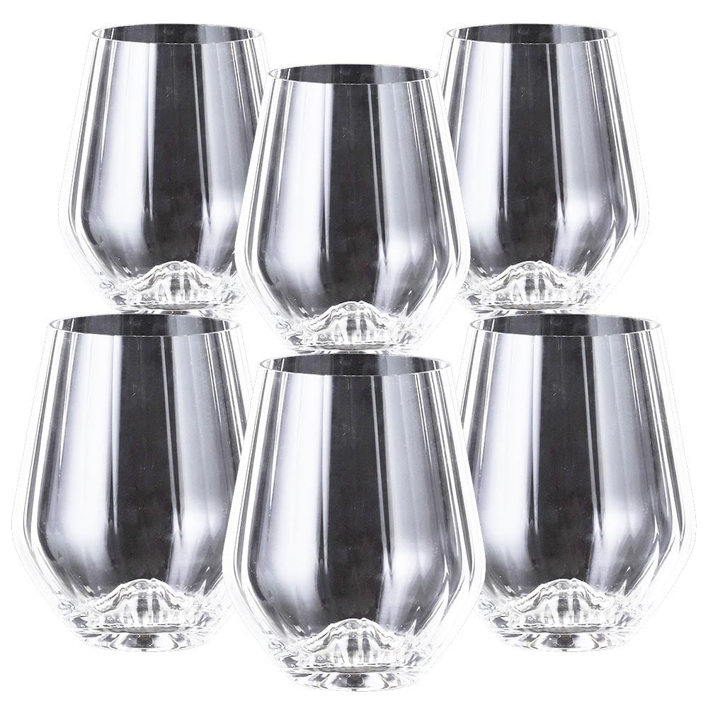 Crystal Water Glass ROYAL CRYSTAL Bohemia Tori Waterfall (Set of 6pcs) 32714 clear