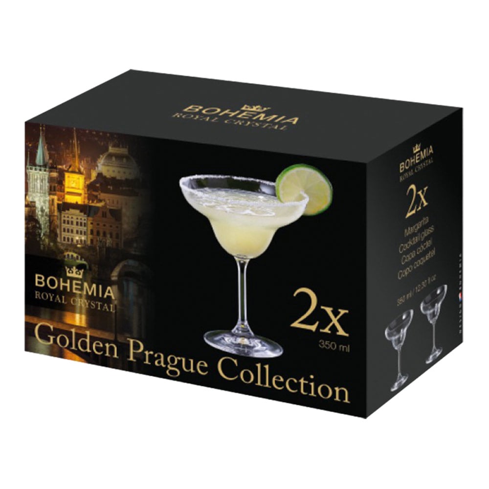 Crystal Cocktail Glass ROYAL CRYSTAL Bohemia 2For2 Margarita (Set of 2pcs) 30178