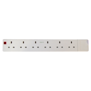 Extension 13A UK 6'lı T&J Çoklu Priz