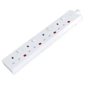 Extension UK 4 Yollu 4 Anahtarlı HANLIGHT A5954 Beyaz