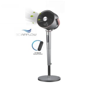 Matestar MAT-DC18R Gri Ayaklı Vantilatör
