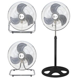 Floor/Wall Fan 18" LGP LAM113553 black/silver
