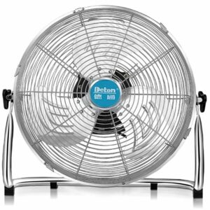 Floor Fan 20'' DETON Industrial FE4-50 silver