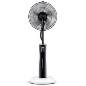 Floor Fan 16'' CRYSTAL HOME Air Water Control 40 17926 black