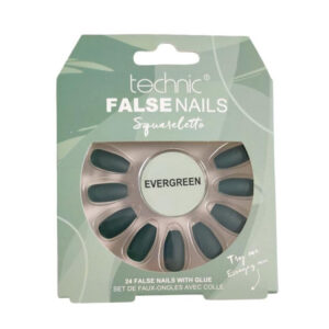 Technic Sahte Tırnaklar Squareletto - Evergreen