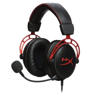PC/Konsol Mikrofonlu Kulaklık KINGSTON HyperX Cloud Alpha HX-HSCA-RD/EM siyah/kırmızı