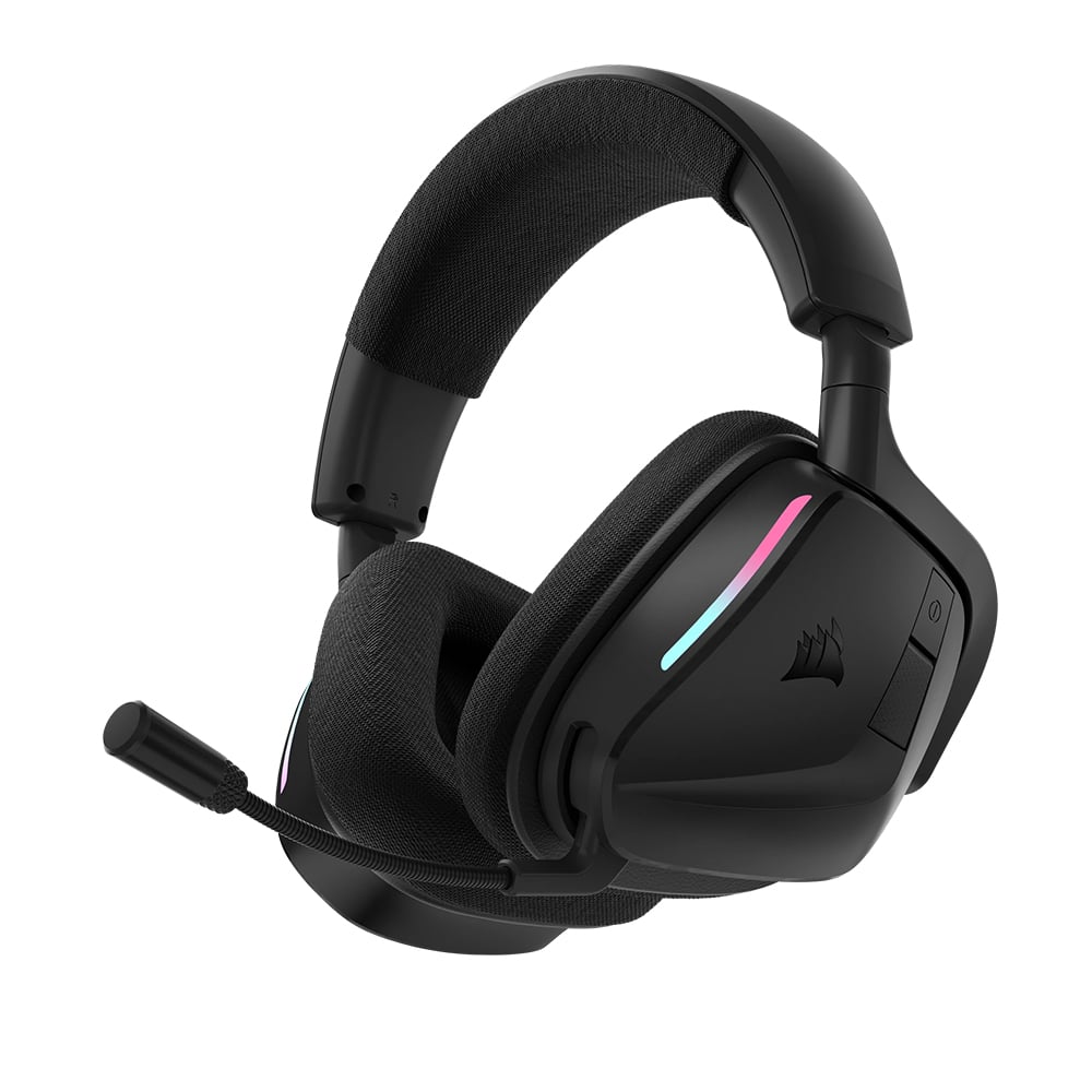 Kablosuz Mikrofonlu Kulaklık PC/Playstation/Telefon için CORSAIR Void v2 CA-9011379-WW Karbon Siyah