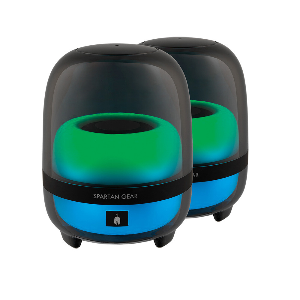 SPARTAN GEAR Alcman Large 2.0 RGB Siyah Oyuncu Hoparlörleri