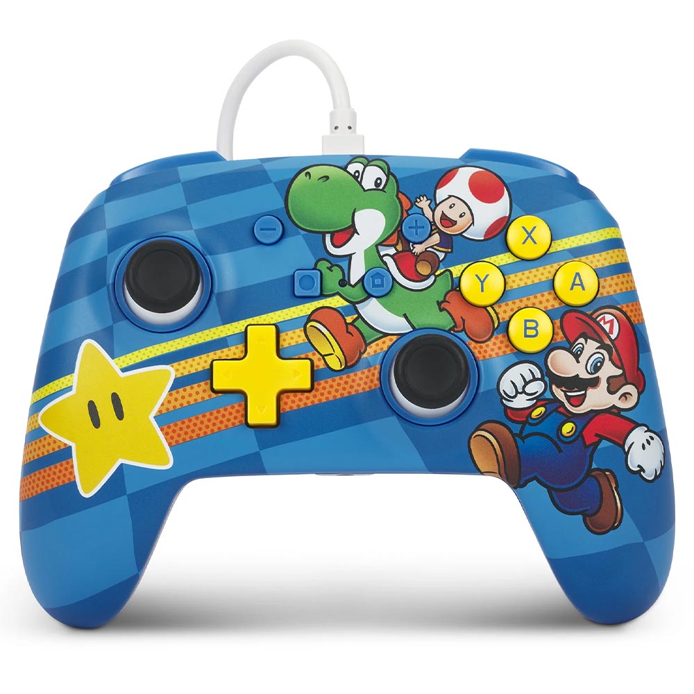 Kablosuz Nintendo Switch POWER A Gelişmiş Mantar Krallığı Arkadaşları Gamepad