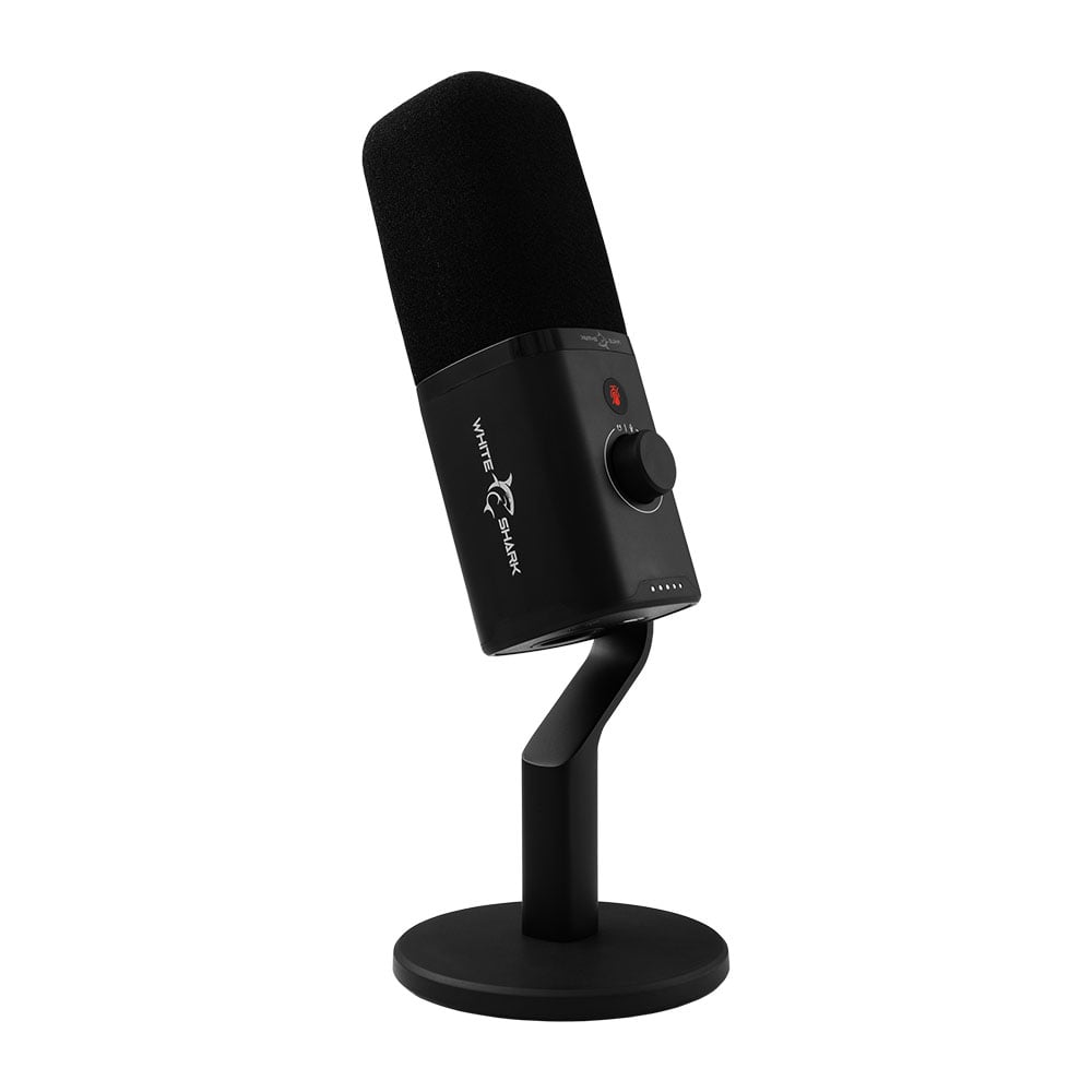 WHITE SHARK Udukku DSM-04 Kablolu Oyun Mikrofonu PC için Siyah