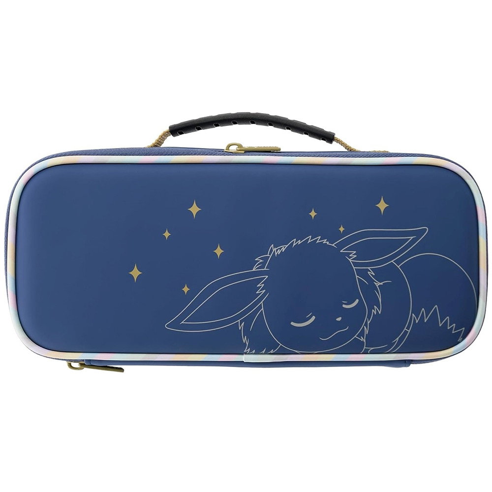 Nintendo Switch HORI Cargo Pouch Compact Kılıf - Eevee Evolutions NSW-455U mavi