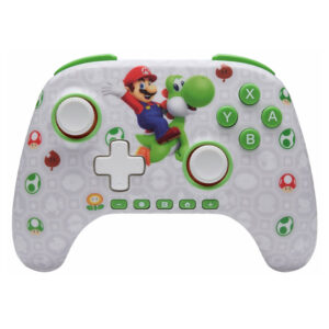 Nintendo Switch için Kablosuz Oyun Kumandası 2 POWER A Advanced Mario & Yoshi