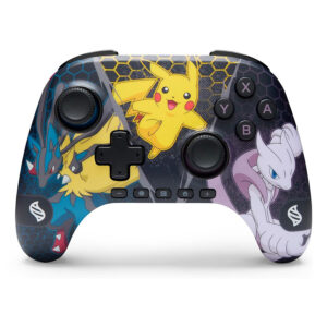 Kablosuz Gamepad Nintendo Switch için 2 POWER A Advanced Pokemon Mega Evolutions