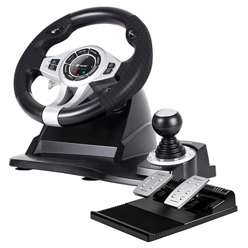 TRACER Roadster 4'ü 1 Arada Siyah Yarış Direksiyonu PC/PS4/PS3/Xbox One için TRAJOY46524