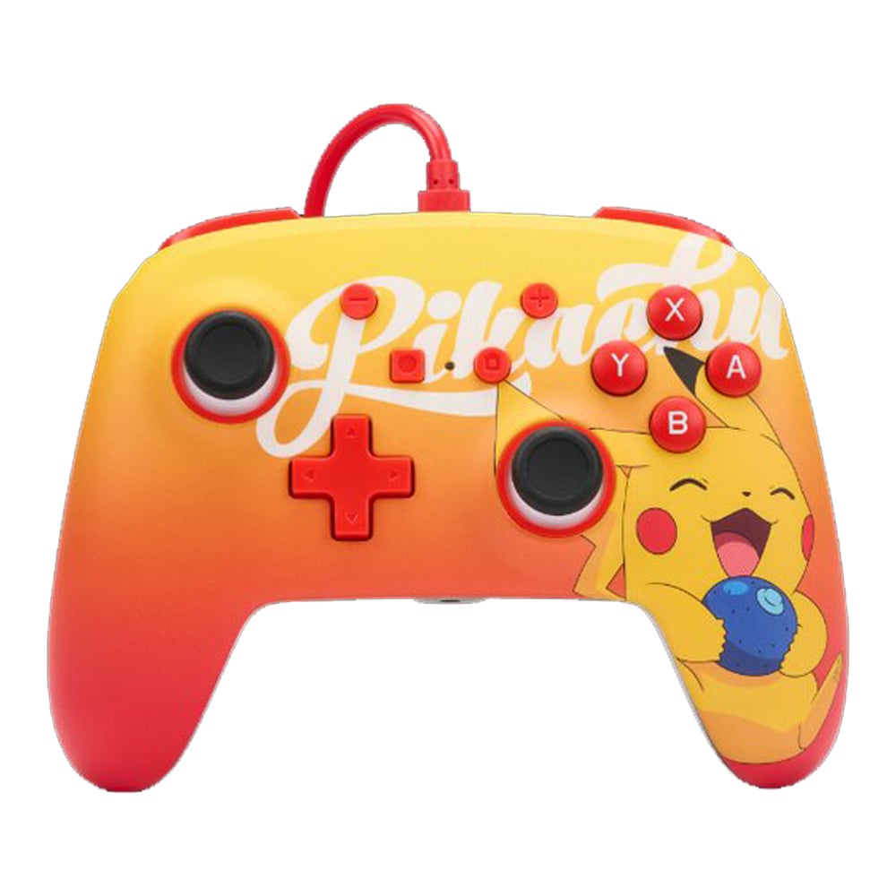 Kablolu Gamepad Nintendo Switch/Lite/OLED için POWER A Oran Berry Pikachu