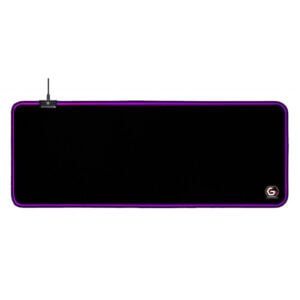 GEMBIRD MP-GAMELED-M RGB Siyah Oyun Mouse Pad'i