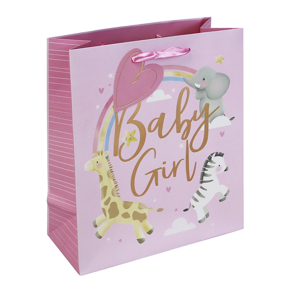EUROWRAP 35386-3C Pembe Bebek Kız Hediye Çantası (M)