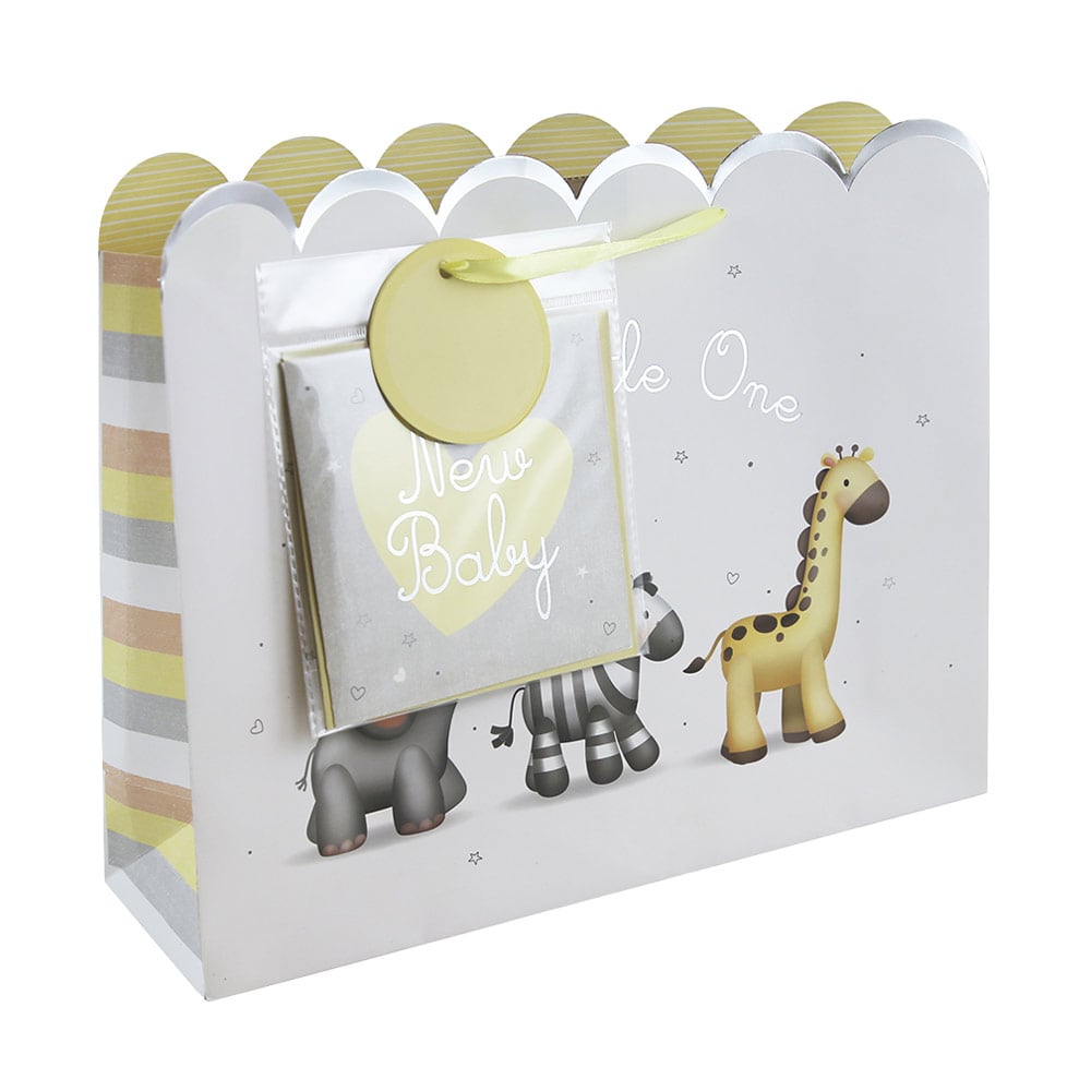 Hediye Çantası ve Kart Hello Little One (Alışveriş Çantası) EUROWRAP 35383-6C