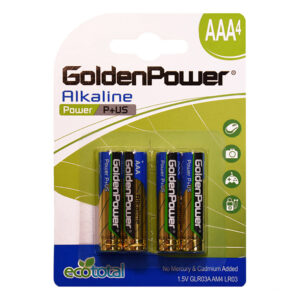 GOLDENPOWER Power Plus GLR03A00GC4H Alkalin Pil 1.5V AAA 4'lü