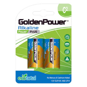 GOLDENPOWER Power Plus GLR14AQ0GC2H 1.5V C Alkalin Pil 2'li