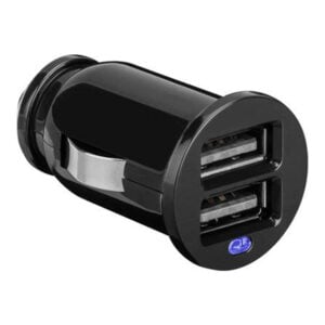 Goobay 44177 Siyah 2 Yönlü USB-A Araç Şarj Cihazı