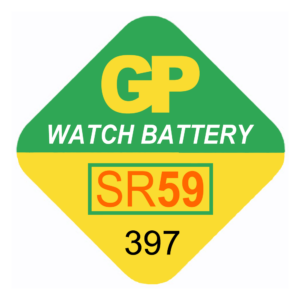 Gümüş Oksit Düğme Pil 1.55V SR59 397