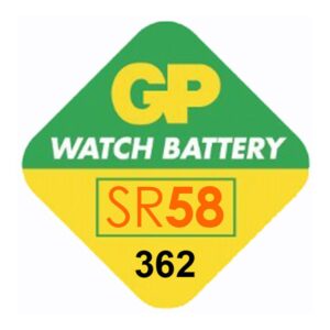 Gümüş Oksit Düğme Pil 362 GP