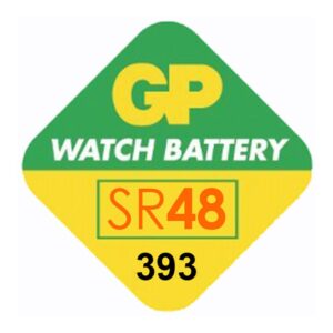 Gümüş Oksit Düğme Pil 393 GP
