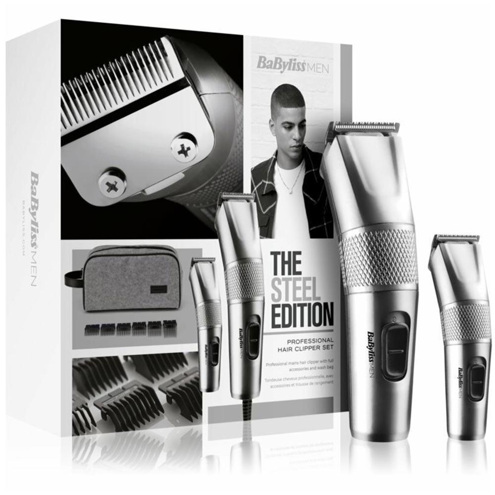 BABYLISS The Steel Edition 2-in-1 7755PE Gümüş Saç Kesme Makinesi