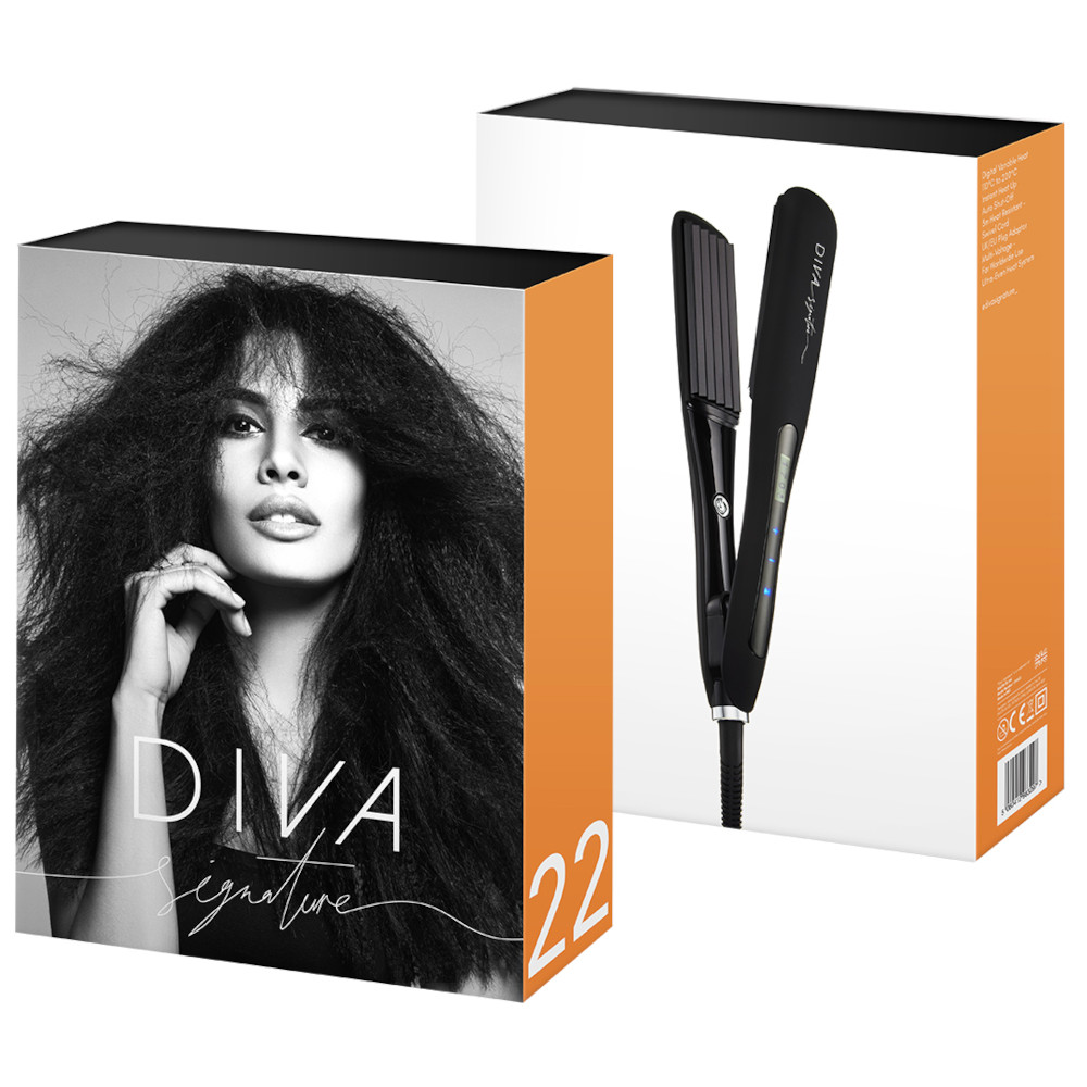 DIVA Signature Texture ekmek kızartma makinesi Saç Dalgalandırma Makinesi