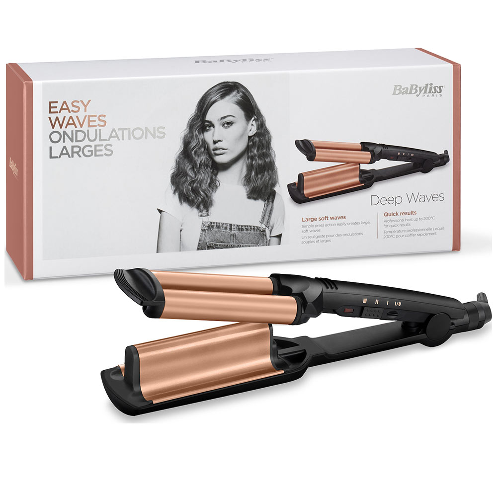 BABYLISS Deep Waves W2447E Dalgalı Saç Şekillendirme Cihazı siyah/turuncu