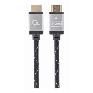HDMI-A Erkek/HDMI-A Erkek Ethernetli Kablo 5m 4K CABLEXPERT Select Plus Serisi CCB-HDMIL-5M Gümüş/Siyah