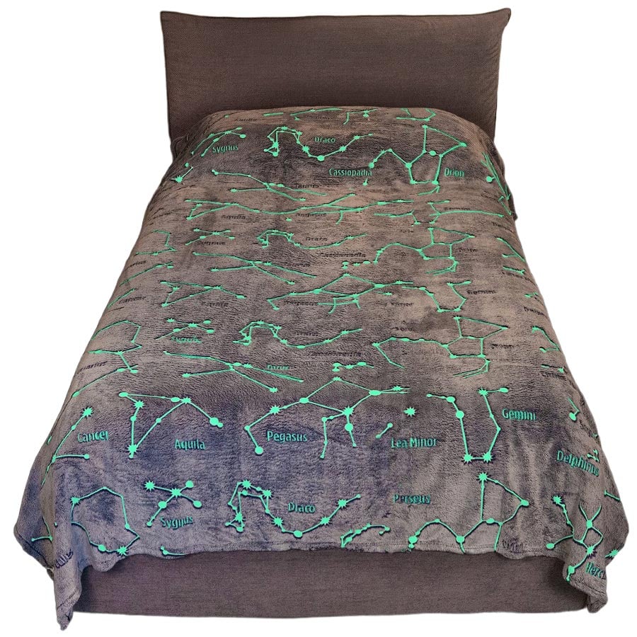 Blanket for Single Bed KANGURU Glow Constellations 130x230cm 1163