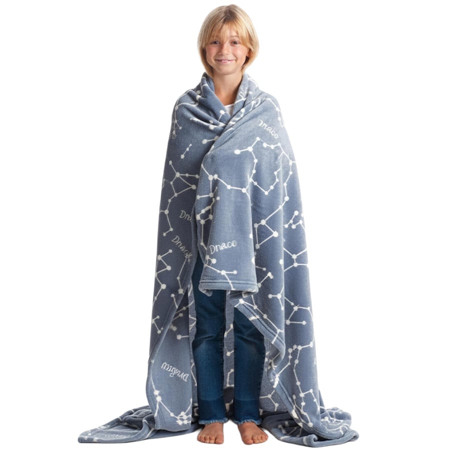 Blanket KANGURU Glow Constellations 130x150cm 1152