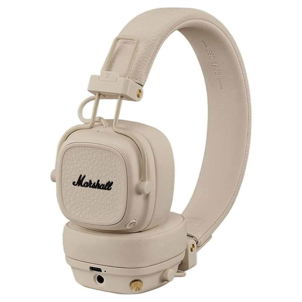 Kablolu/Kablosuz Mikrofonlu Kulaklık MARSHALL Major V 1006833 Krem