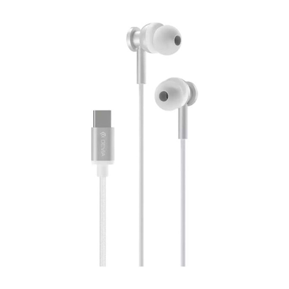 DEVIA Smart Series M1 EM110 Beyaz Mikrofonlu Kulaklık