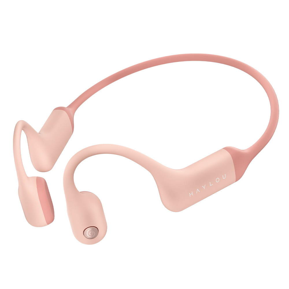 Bluetooth Kulaklık - Mikrofonlu Boyun Askılı HAYLOU PurFree BC01 Pembe